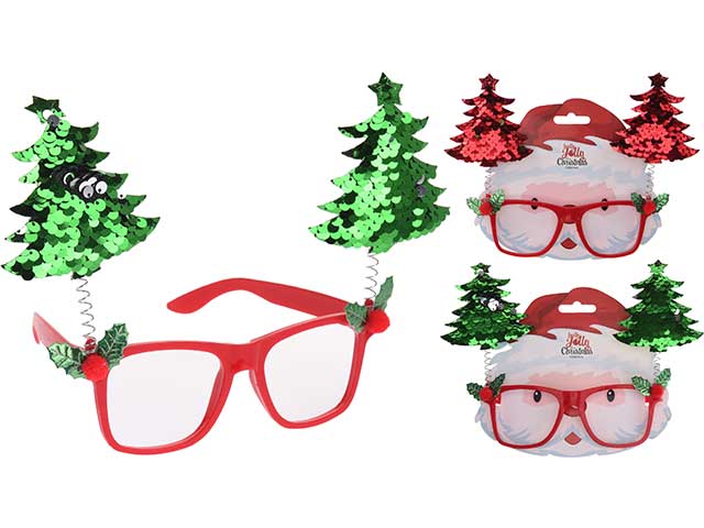 Occhiali natale 17x16cm dh8045680