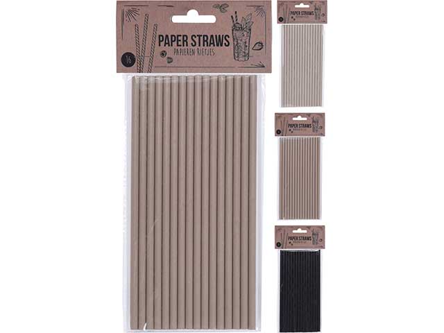 Cannucce carta 19cm 16 pezzi rt1300030