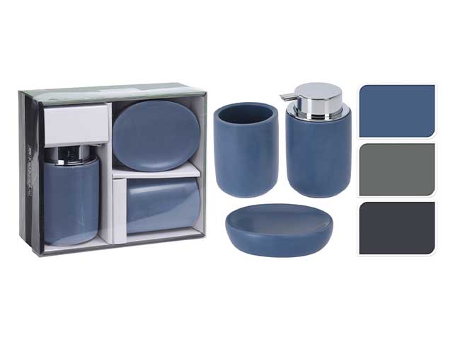 Set bagno ceramica 3 pezzi c80651760