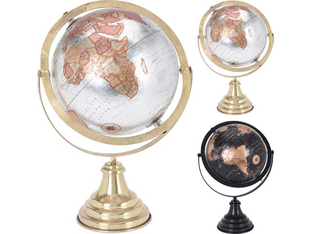 Mappamondo metalic a54910180