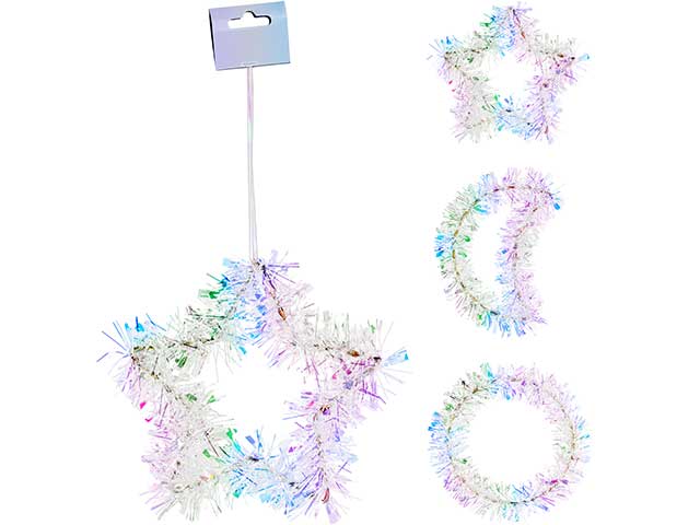 Pendente natalizio cangiante 18cm
