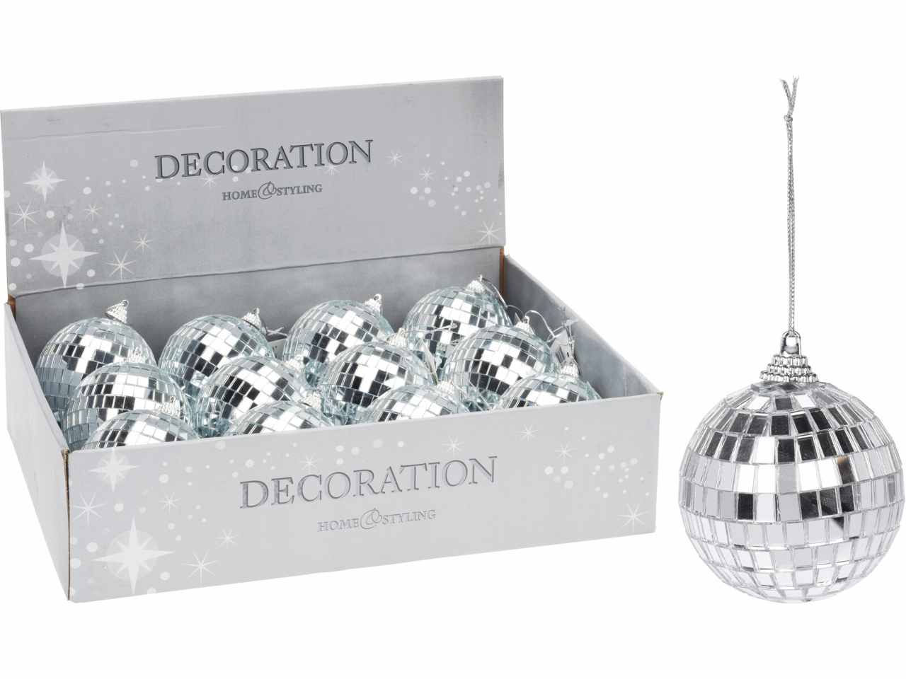 Sfera specchio d.6cm argento
