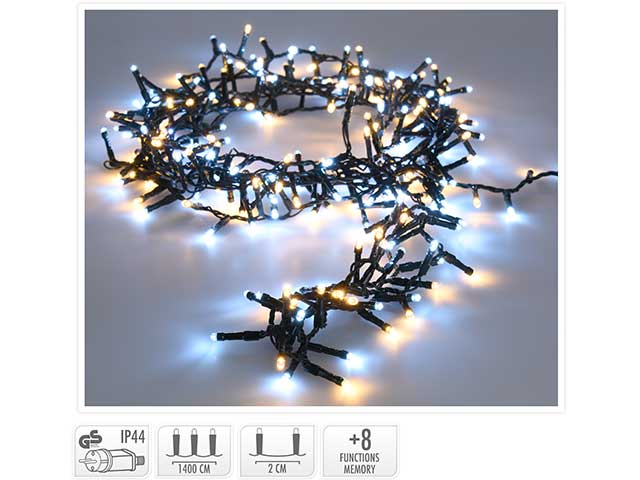 Catena luci 700led bianco freddo/caldo ax8512120