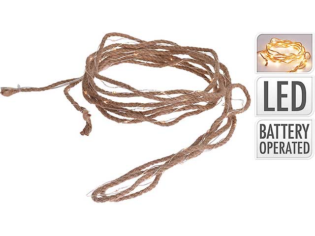 Corda c/50led caldo 5mm 500cm axs501040
