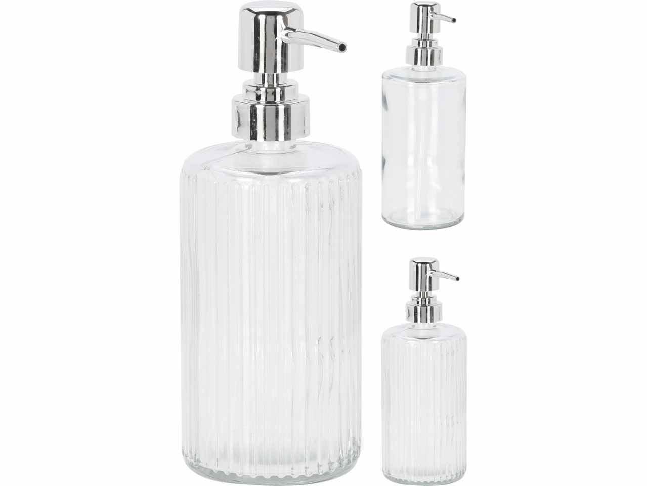 Dispenser sapone vetro 8x19cm