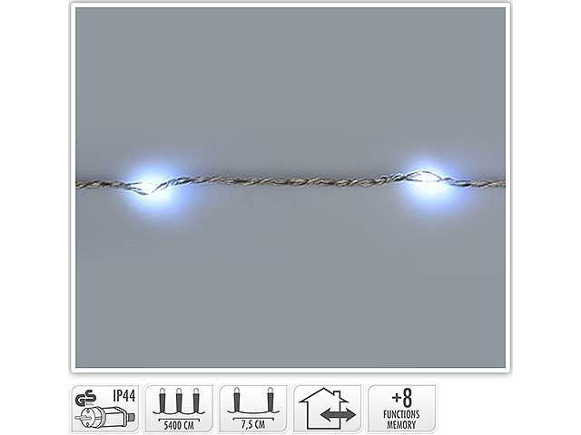 Catena luci 720led bianco freddo uso esterno ax9611140