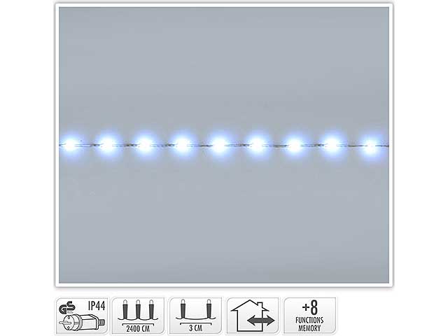 Catena luci cavo soft 800led bianco freddo uso esterno ax9621040