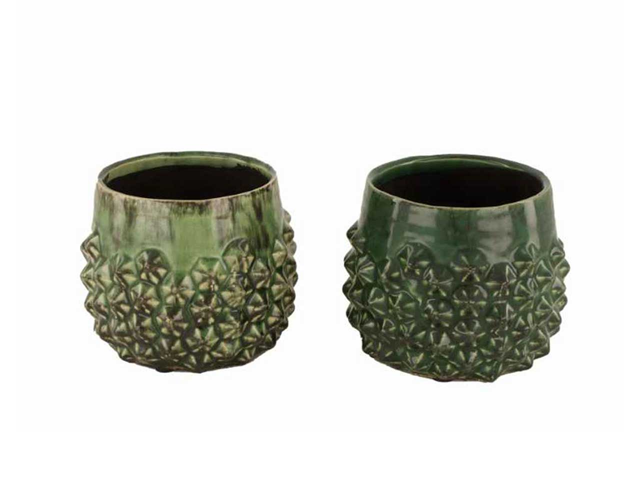 Vaso ceramica 13x10,5cm verde