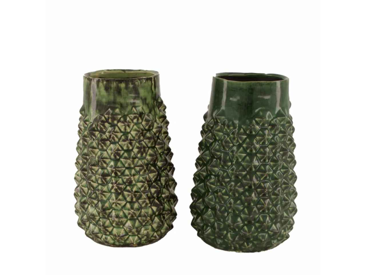 Vaso ceramica 15x23cm verde