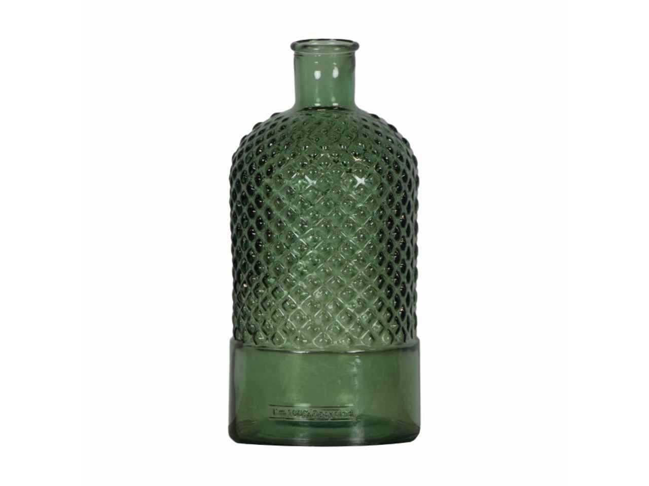 Vaso vetro 14x28cm verde