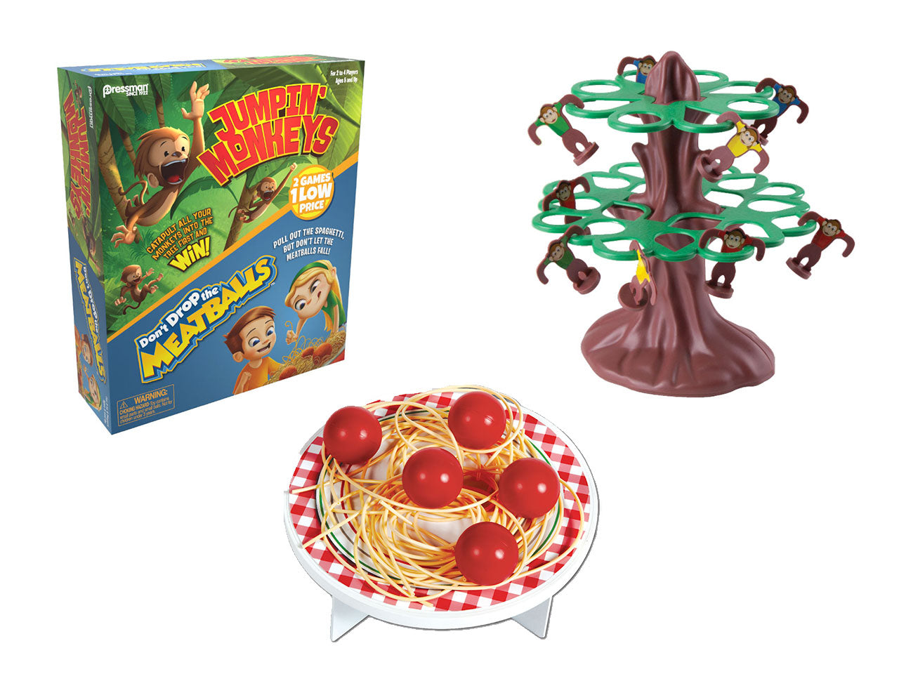 Gioco da tavolo jumpin monkeys don't drop the meatballs combo