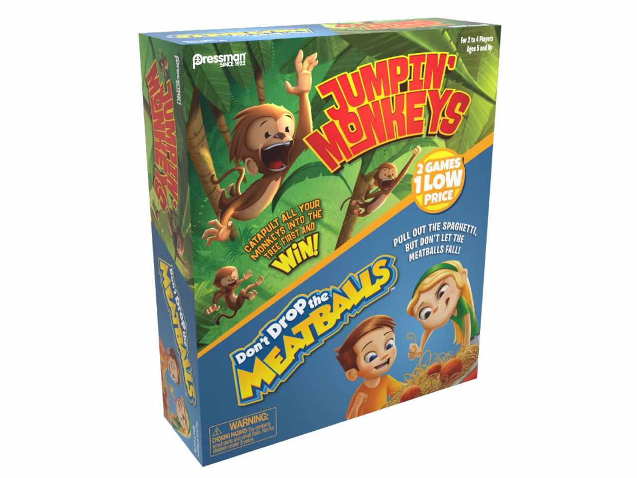 Gioco da tavolo jumpin monkeys don't drop the meatballs combo