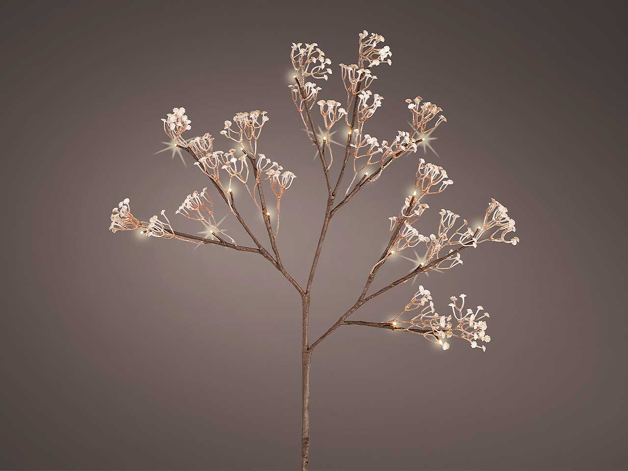 Ramo 18led bianco caldo gisofila h.75cm 491098