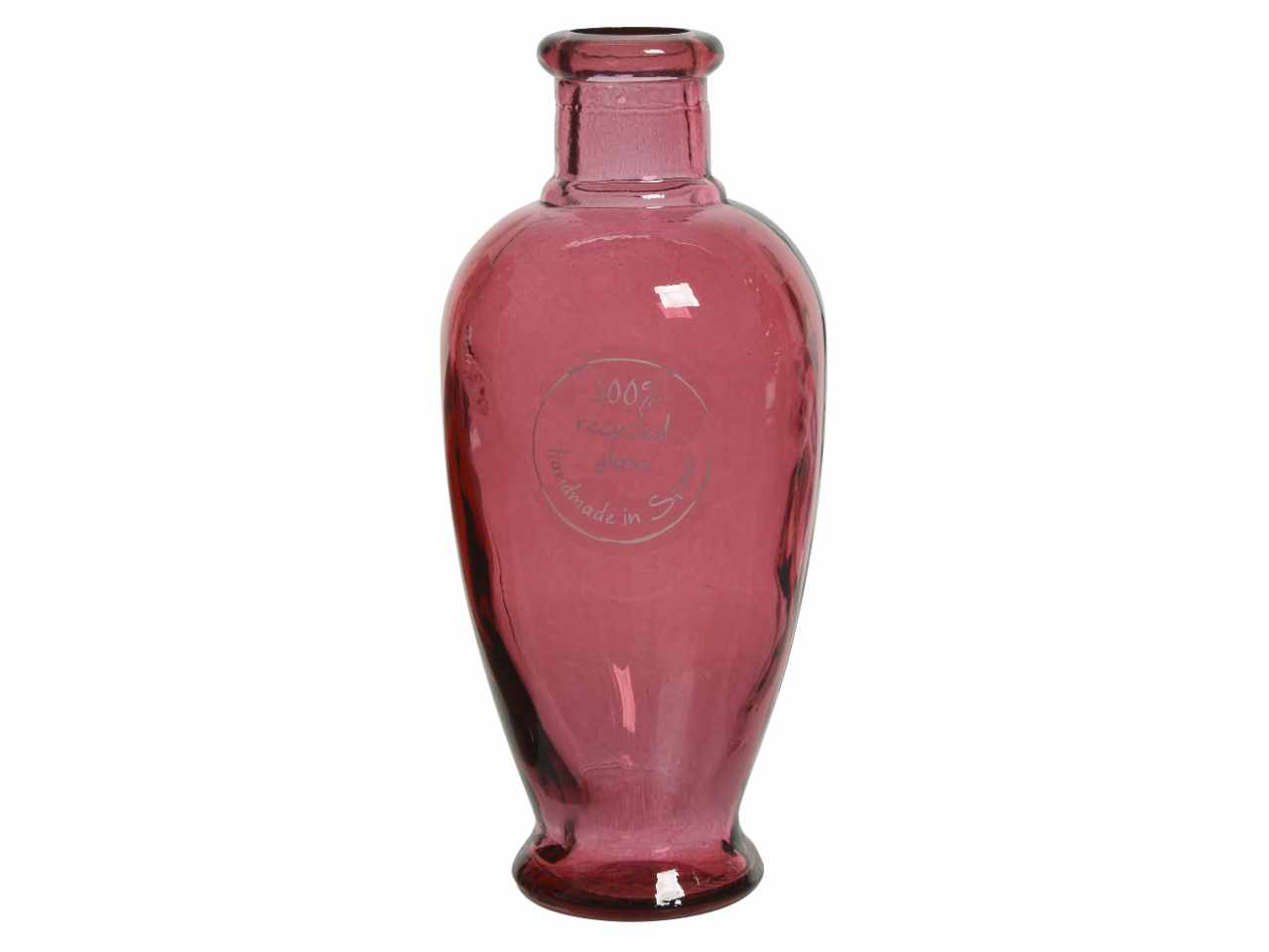 Vaso in vetro riciclato h.15cm 870162