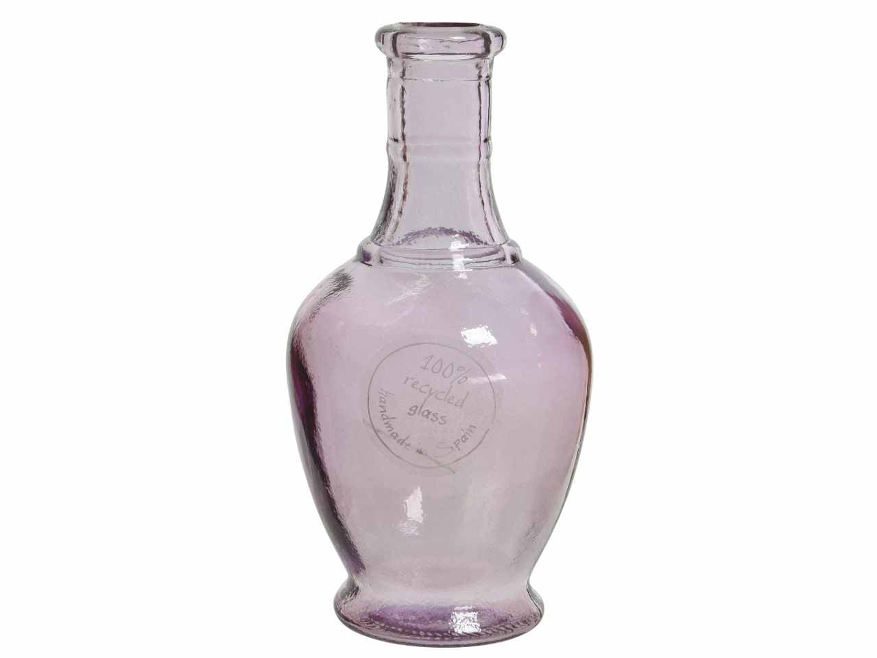 Vaso in vetro riciclato h.15cm 870162