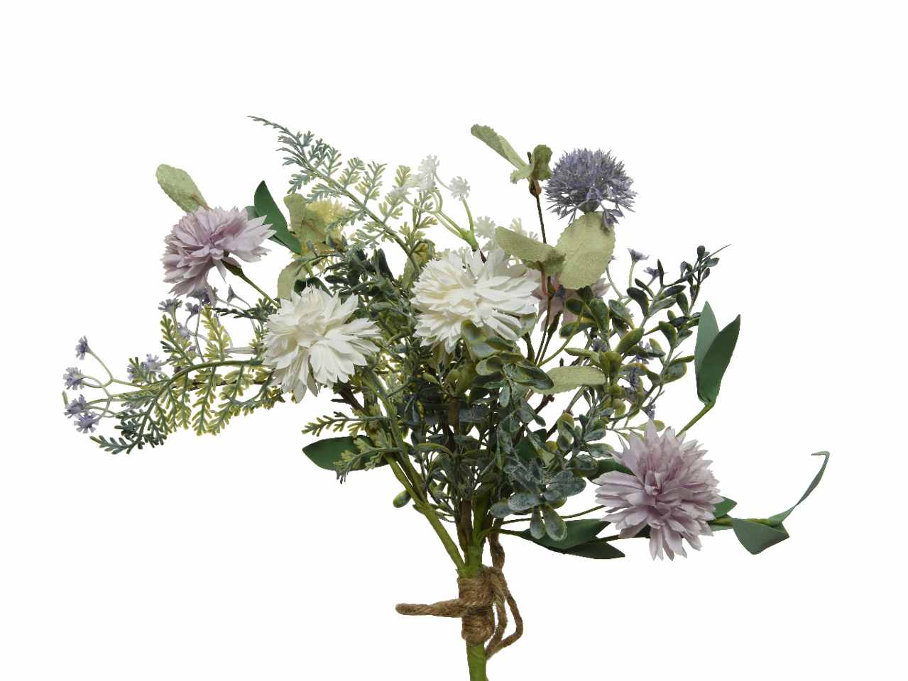 Mazzo di fiori in poliestere colore lilla 10xh.40cm