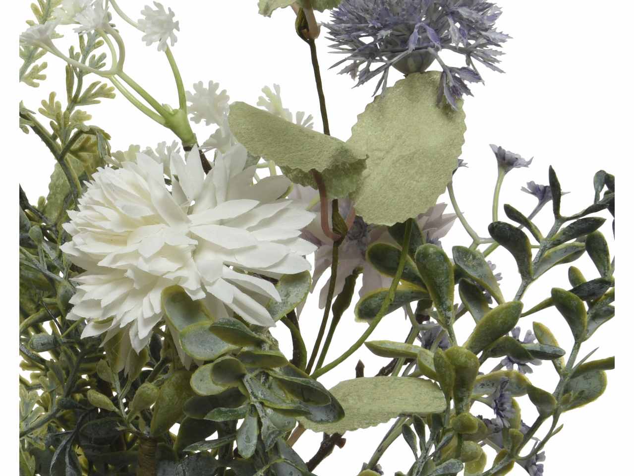 Mazzo di fiori in poliestere colore lilla 10xh.40cm