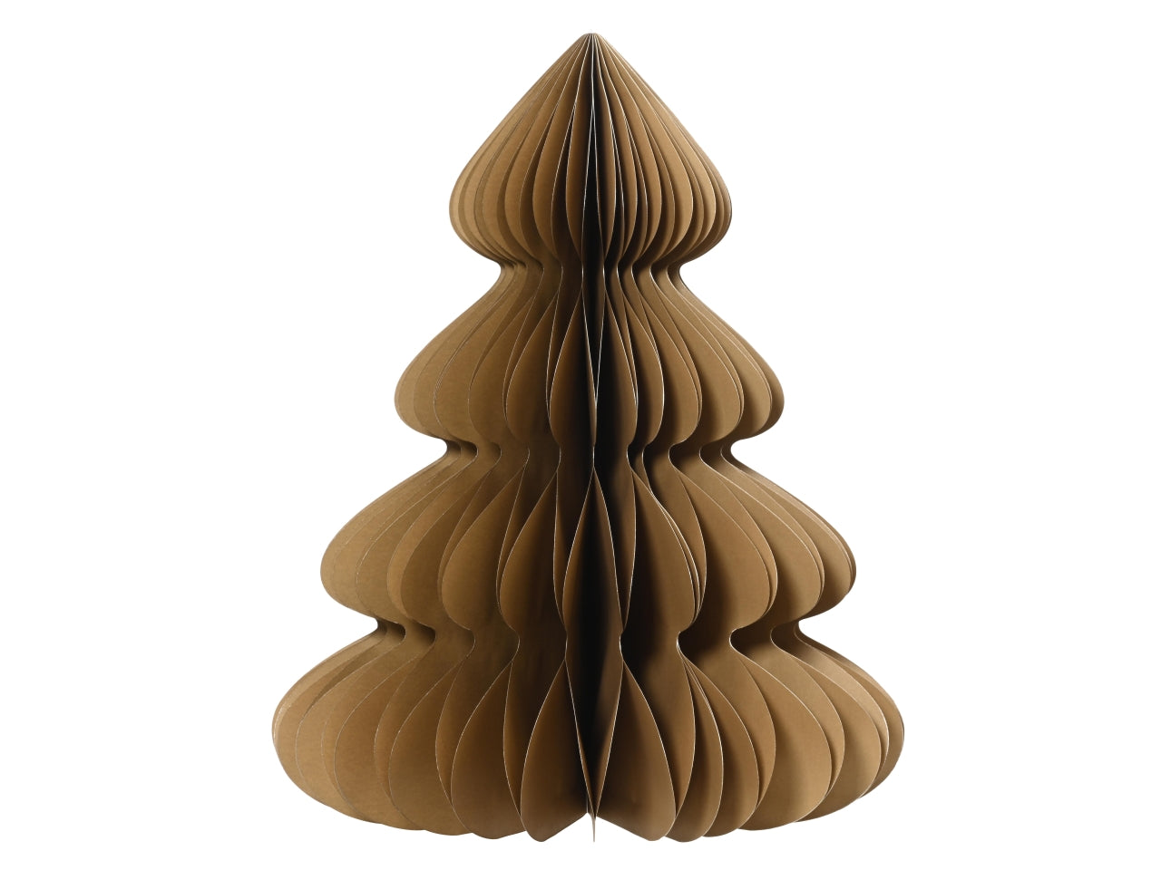 Pendente alberello in carta d.48x60cm marrone bordo verniciato champagne chiusura magnetica