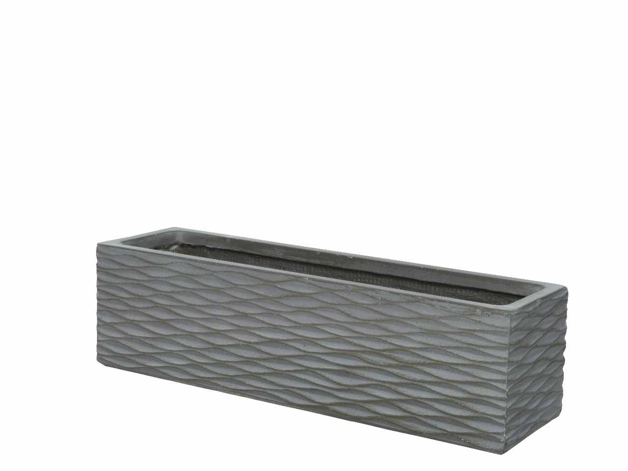 Fioriera rett.da esterno 2 pezzi marrone 850850