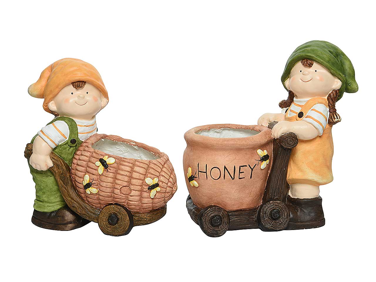 Bimbo c/vaso h.38,5cm 825487