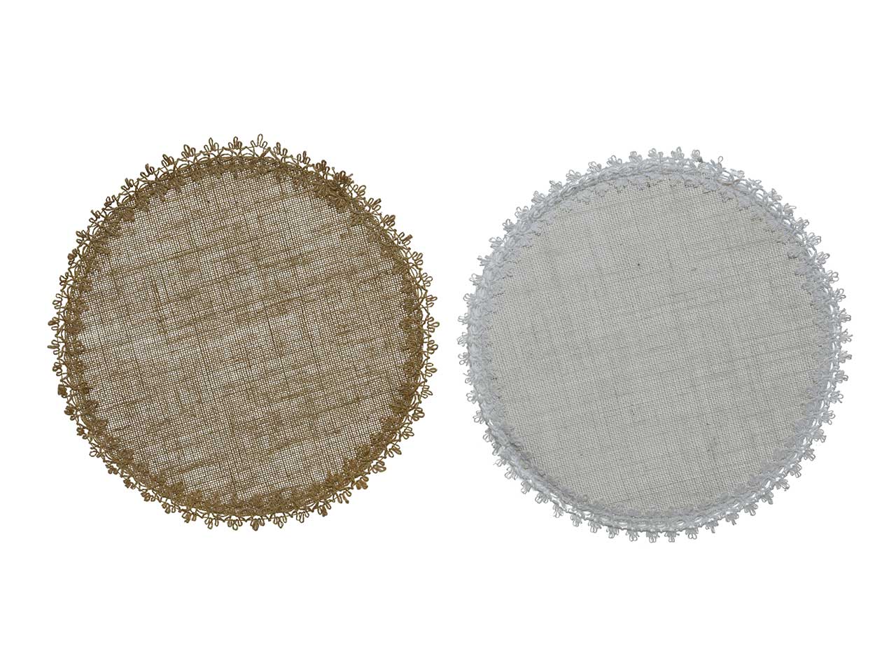Tovaglietta cotone d38cmc/frange 825386