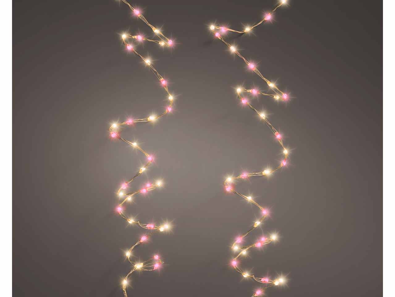 Luci natalizie micro led extra dense con 8 funzioni effetto scintillio per uso esterno colore oro rosa caldo classico misura lun.900cm misura del led micro numero di led 567