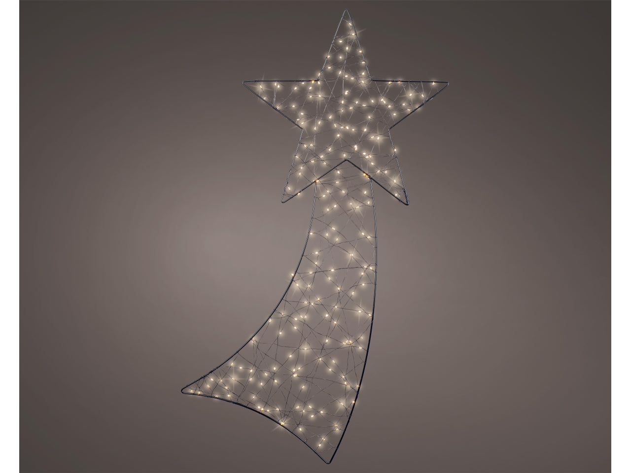 Stella cadente con microled 38x76cm per uso esterno