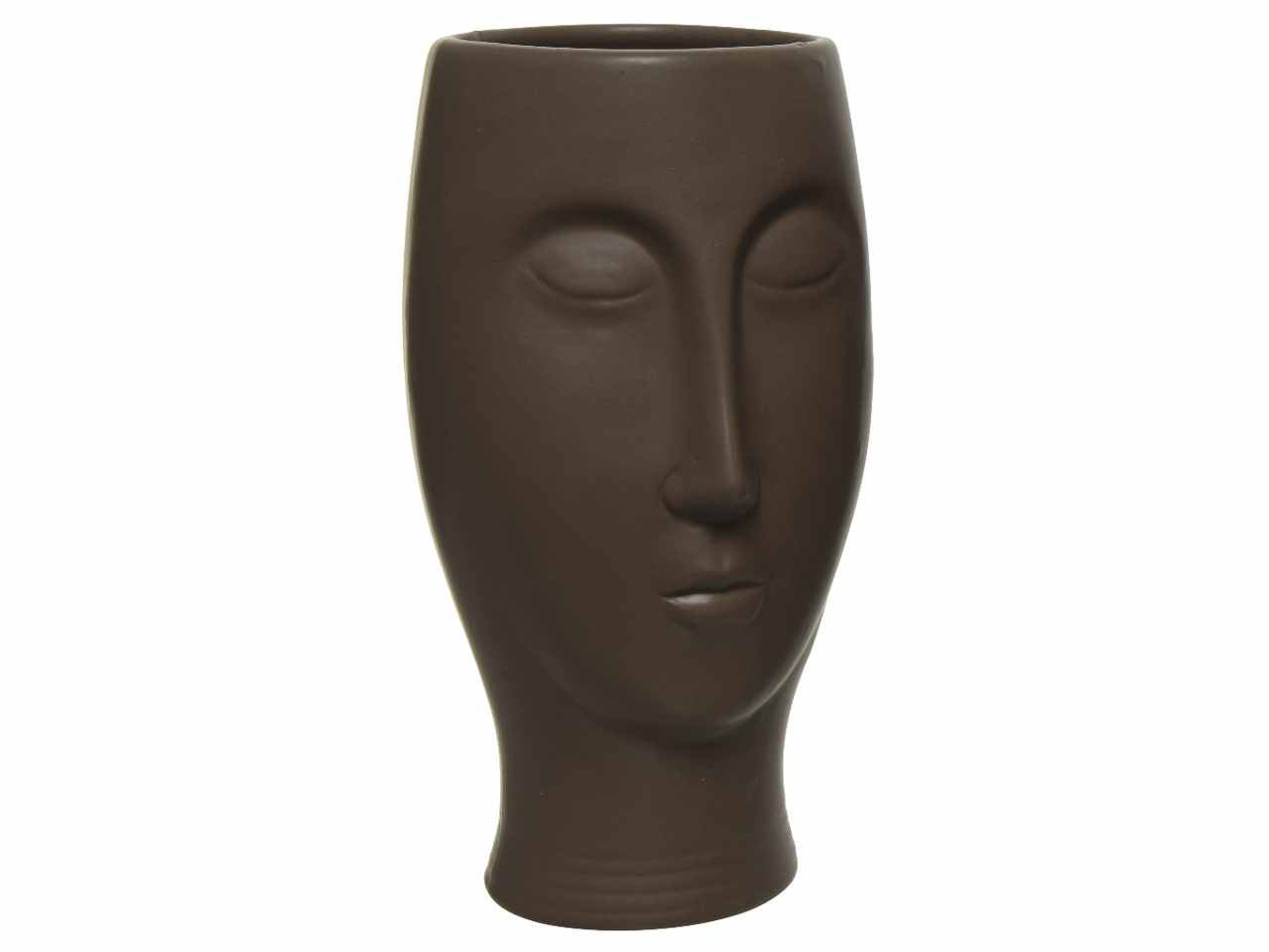 Vaso busto porc.opaco h.20cm  803756