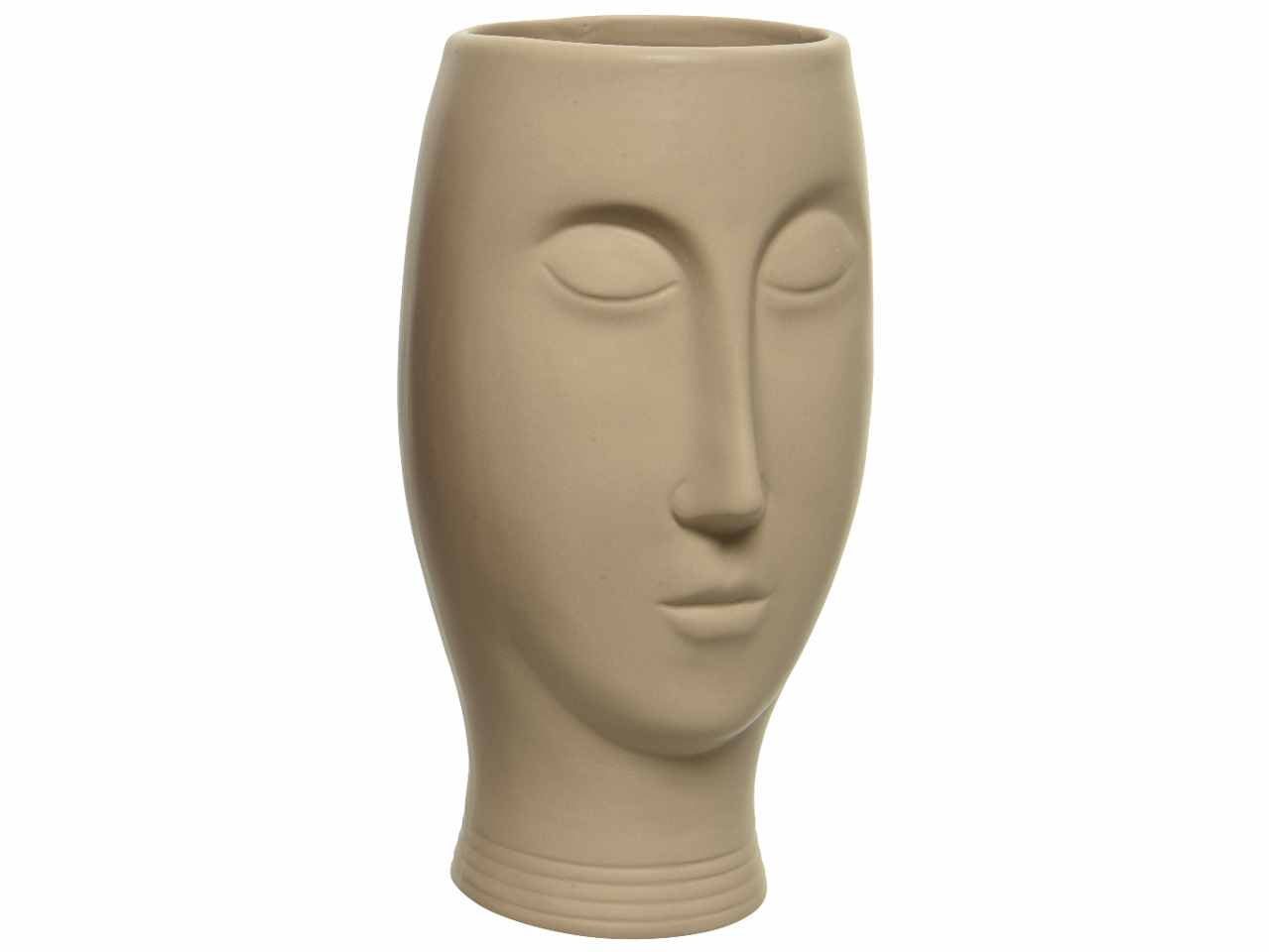 Vaso busto porc.opaco h.20cm  803756