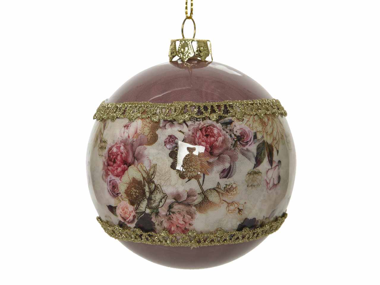 Sfera lucida d.8cm nei colori oro, rosa e champagne