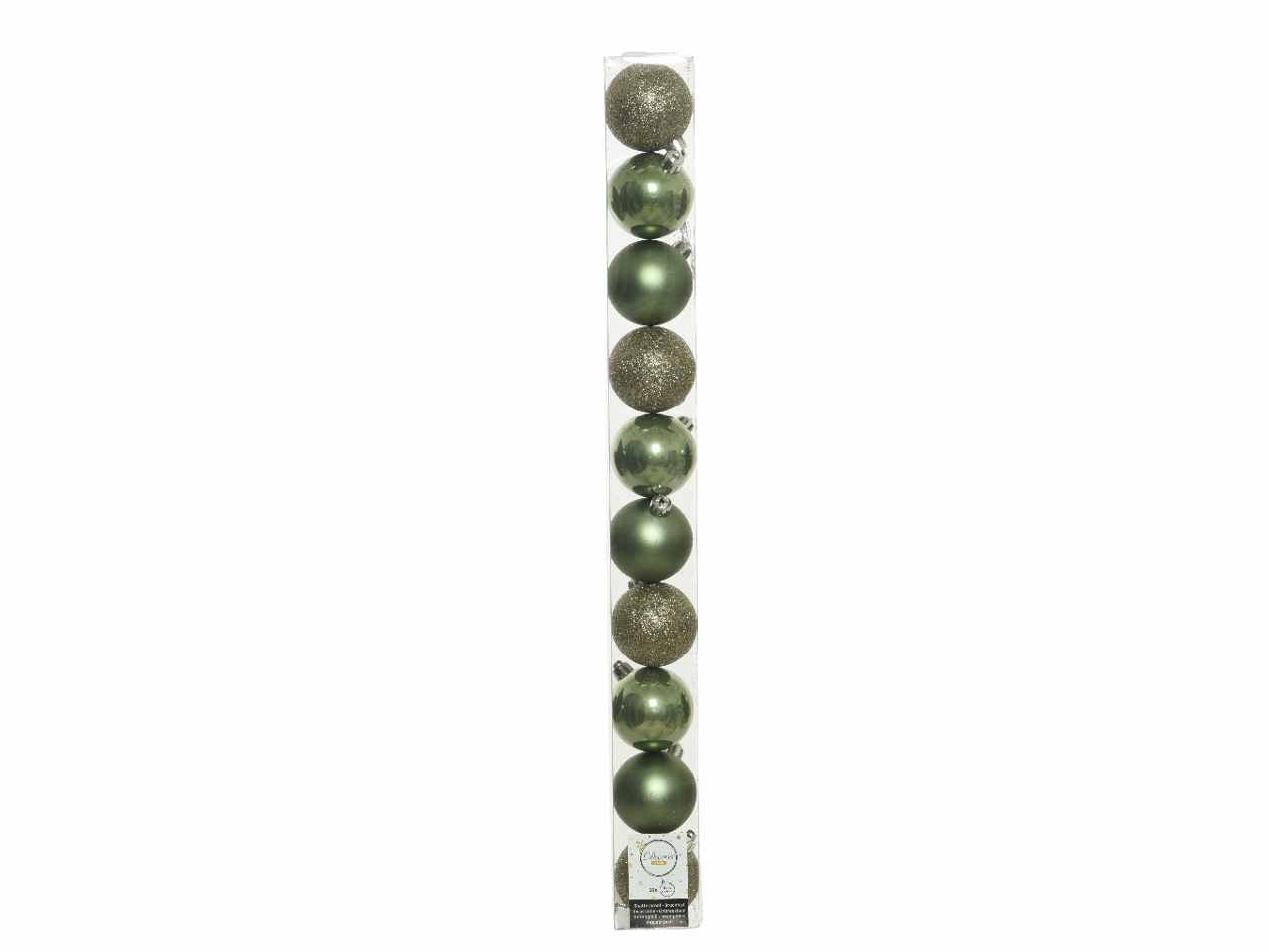 Sfera d.6cm 10pz verde