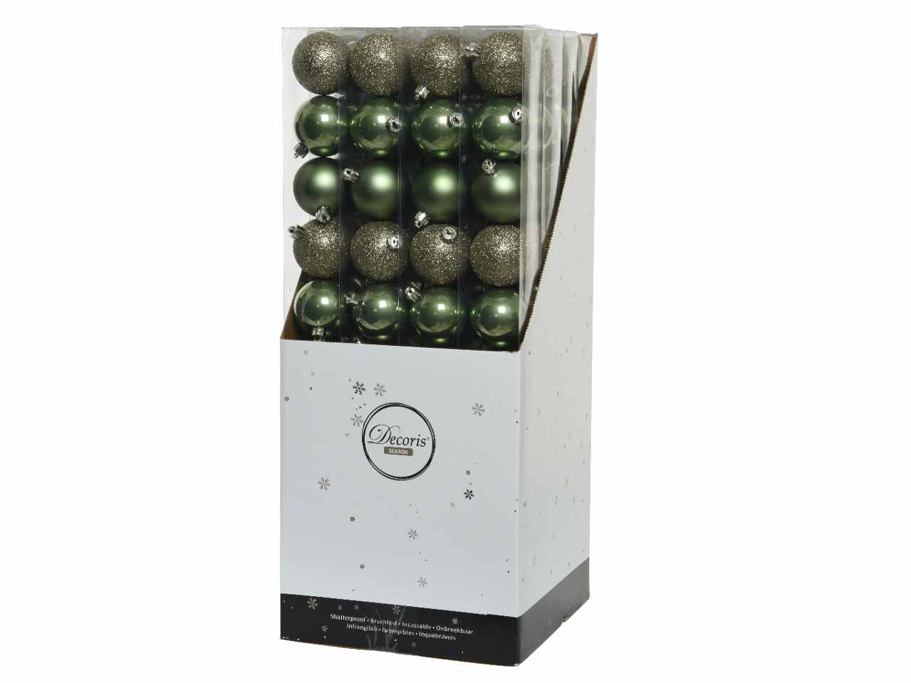 Sfera d.6cm 10pz verde
