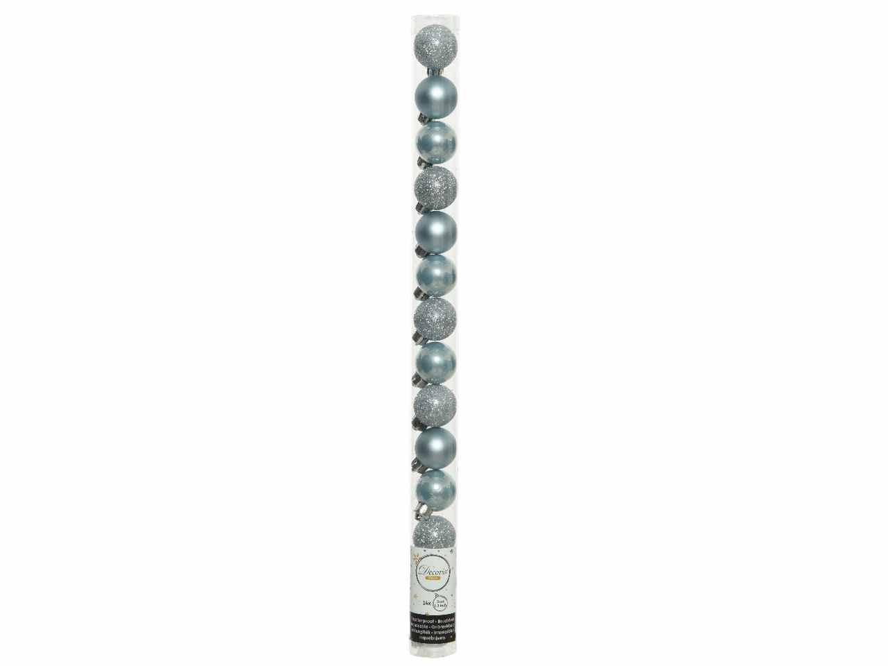 Sfera d.3cm 14pezzi celeste