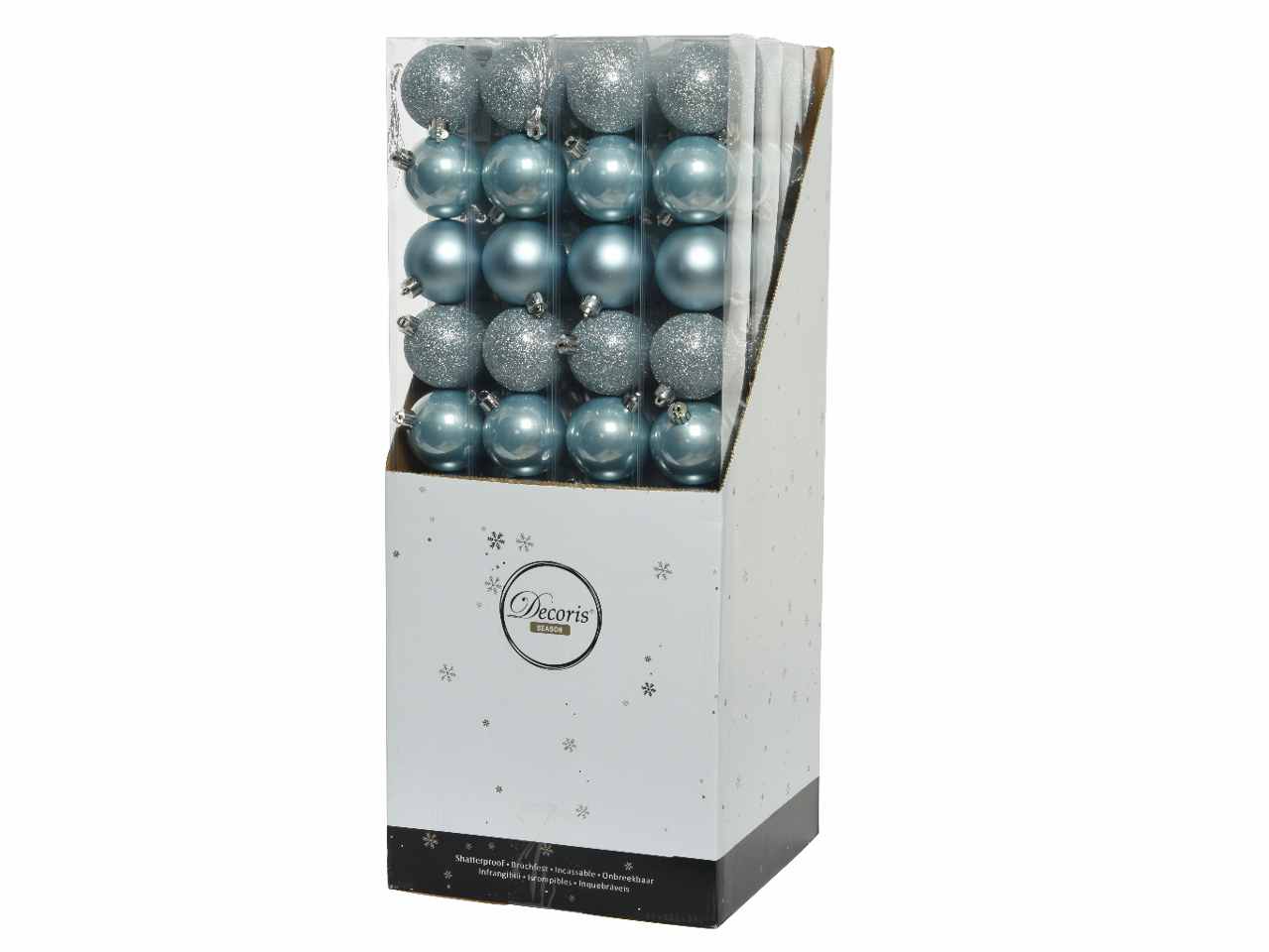 Sfera d.6cm 10pz celeste