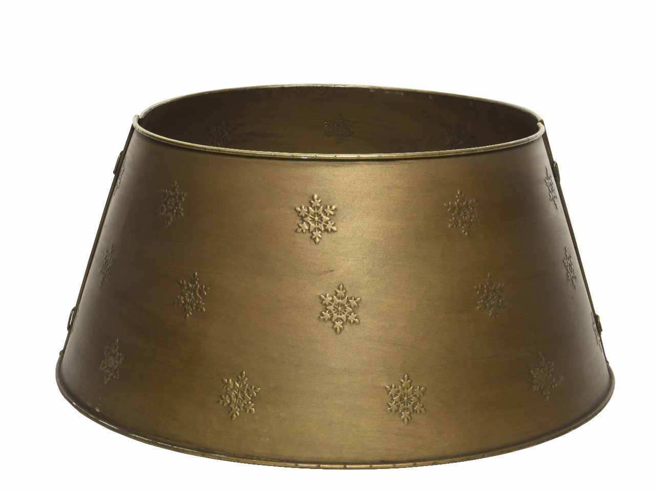 Copribase in ferro 28cm d.70 oro antichizzato