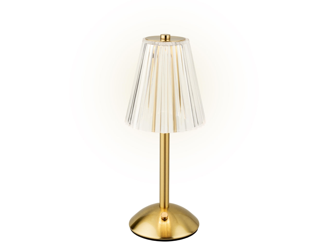 Lampada da tavolo bronzo spazzolato a led con 3 opzioni di luce d.13xh.30 cm - Lumineo