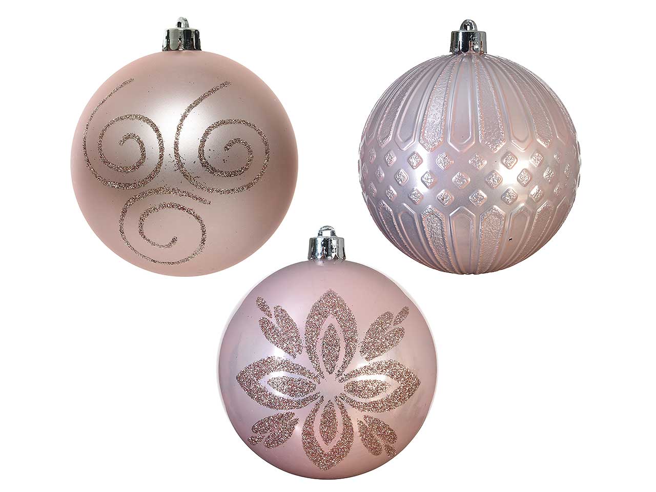 Sfera 10cm cipria decorata 029145