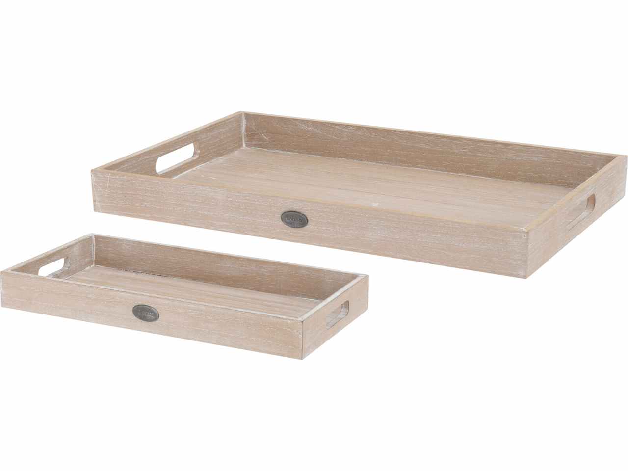 Vassoi legno natur.34/48cm2 pezzi hz1930640