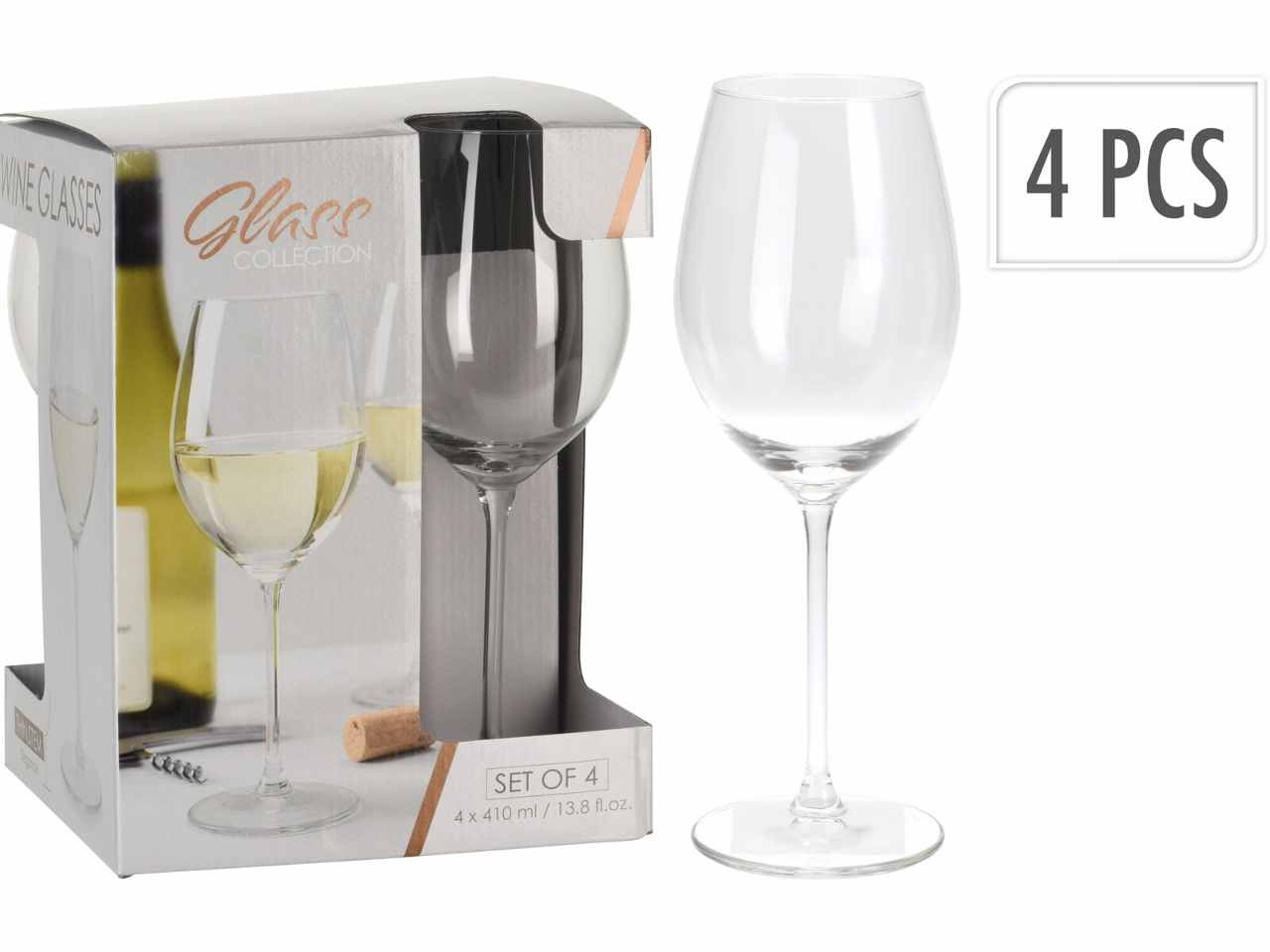 Calice vino bianco 4 pezzi 41cl cc7001500