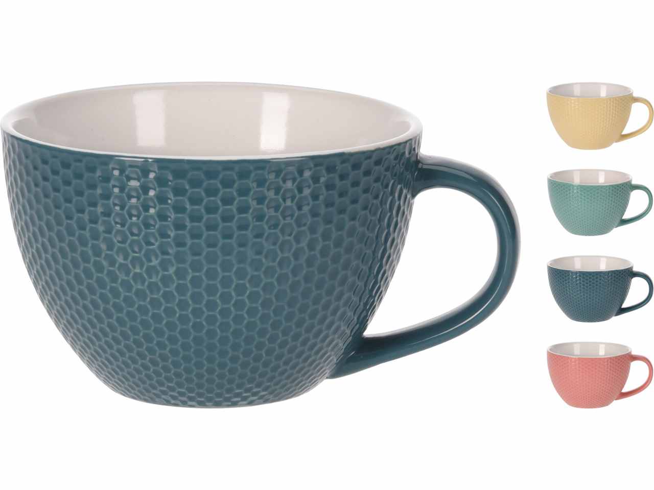 Tazza ceramica 460ml 4ass q97000180