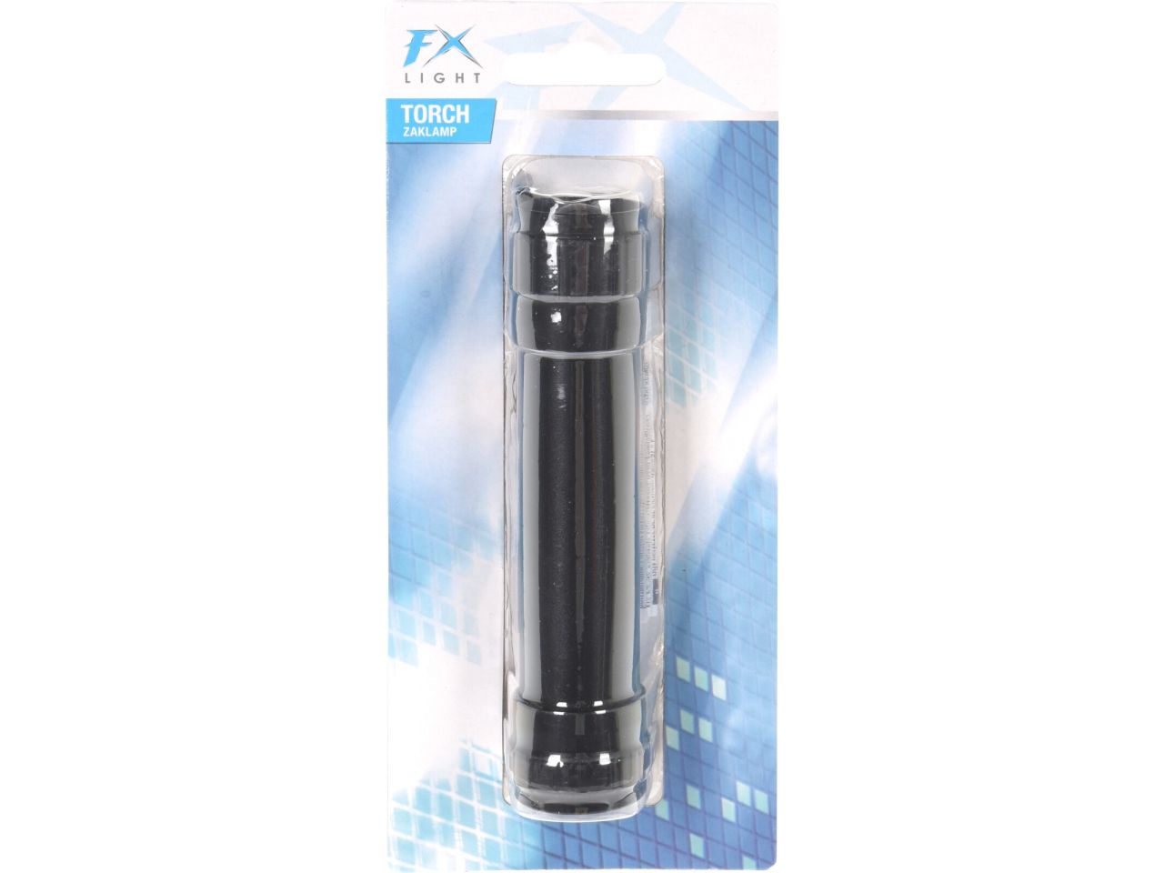 Torcia elettrica 13cm in alluminio nera