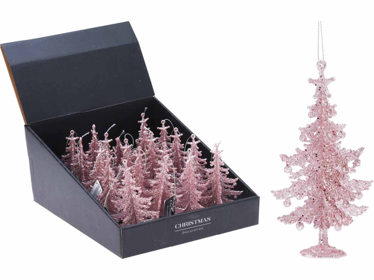 Pendente albero rosa 13cm