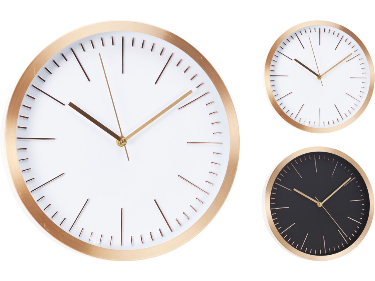 Orologio da parete misura 30x4cm in 2 assortimenti