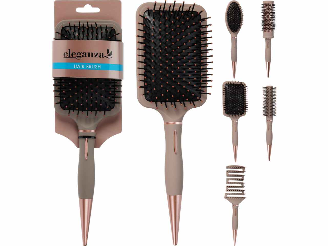 Spazzola per capelli 27cm 12 assortimenti