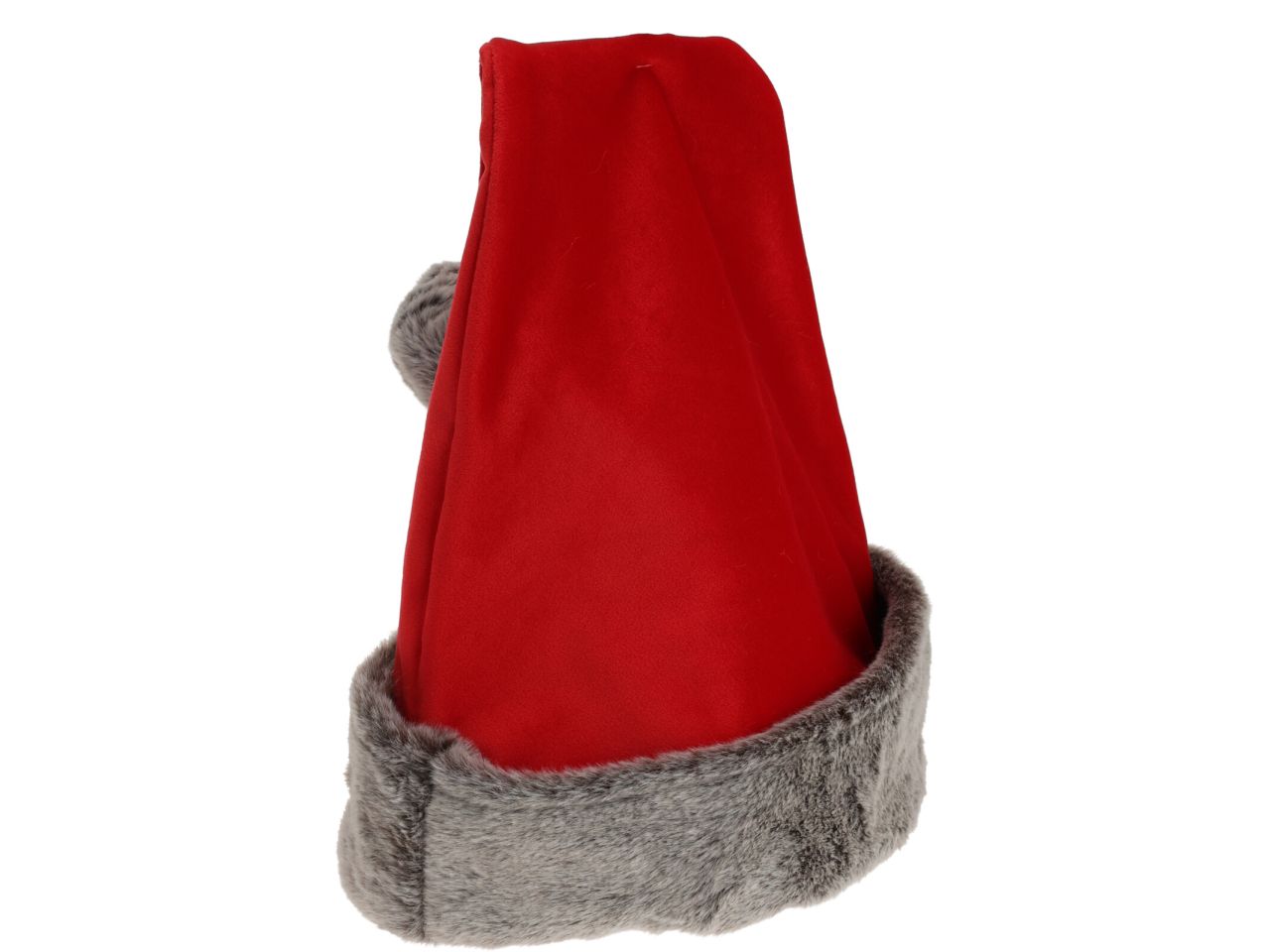 Cappello di babbo natale brown faux fur