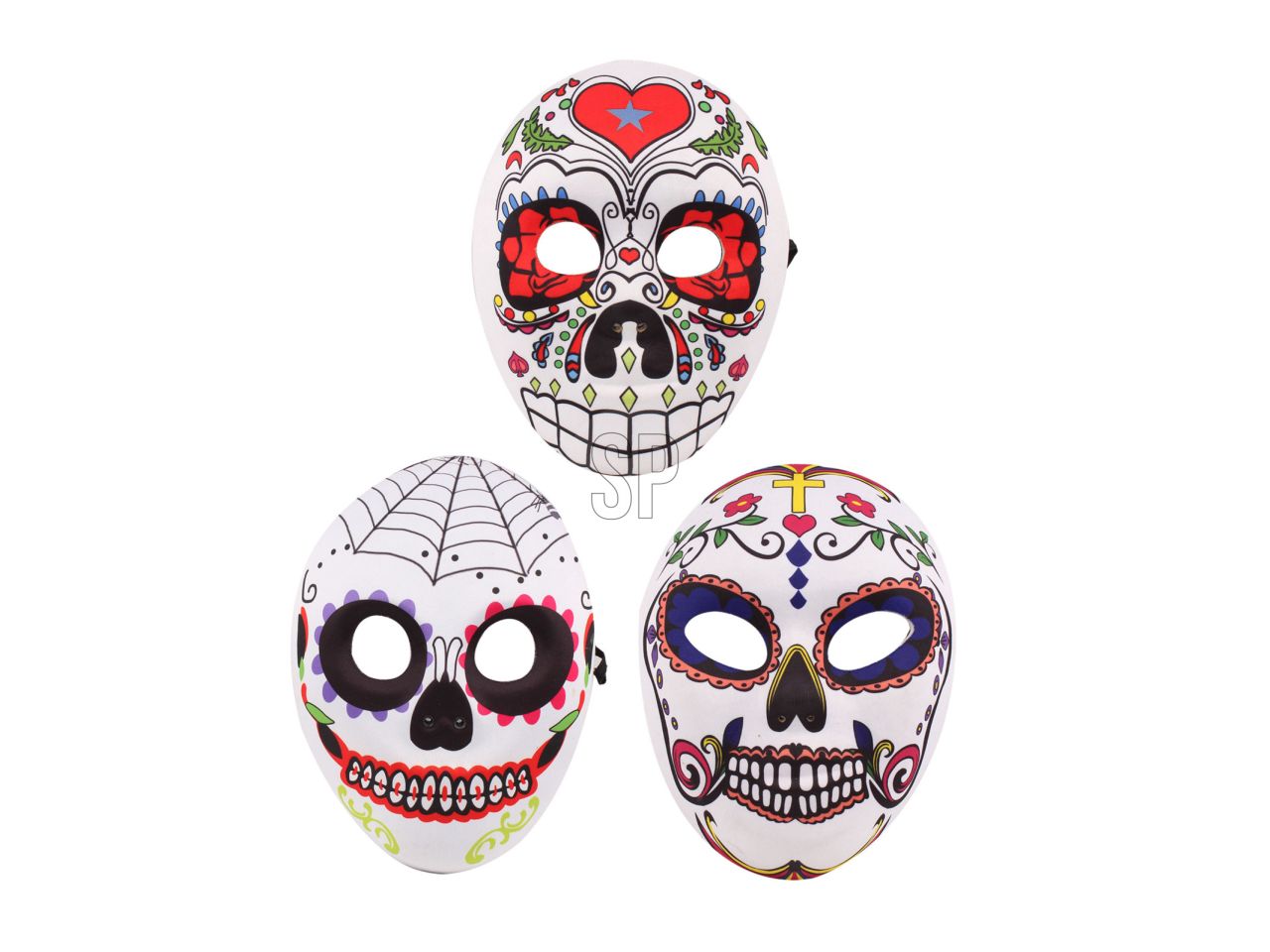 Maschera 250x175mm in 3 fantasie assortite