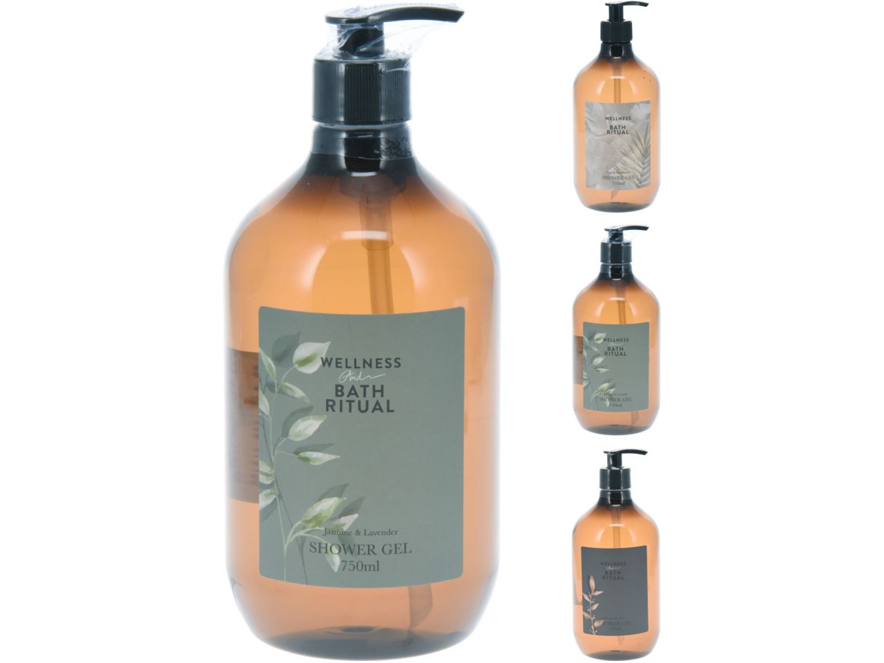 Dispenser per sapone capacita' 750ml in 3 assortimenti