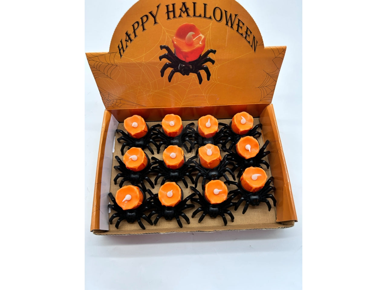 Luce led per halloween con base ragno