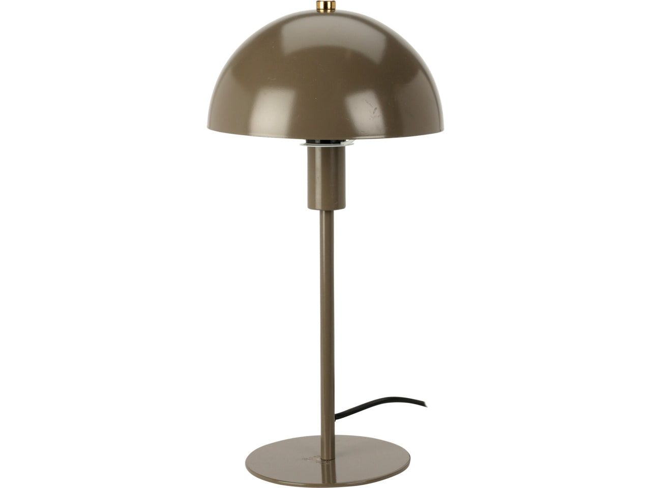 Lampada da tavolo metal misura 18x36cm colore grigio
