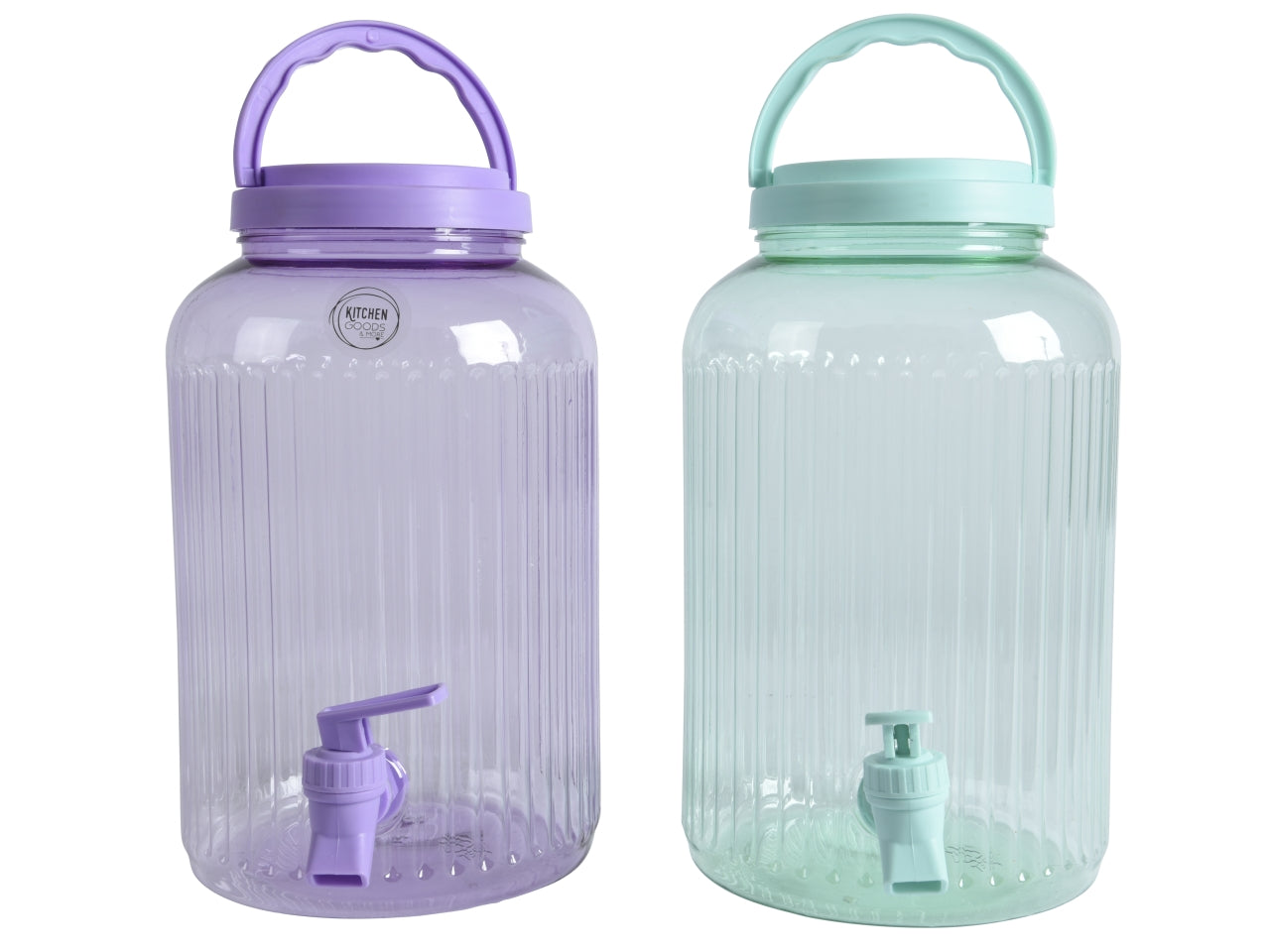Dispenser per bevande in plastica 18x16xh.27cm - disponibile nel colore lilla o celeste